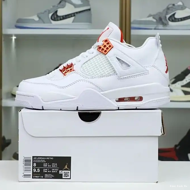 metallic Air Kimikick Jordan retro“orange Jordan 4 0518